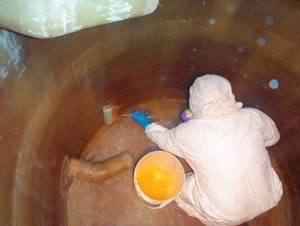 tank repairs and linings in confined spaces