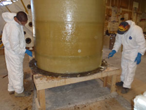 Fabricating FRP Tank