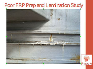 FRP Lining Preparation and Lamination Study